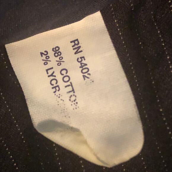 Gap Black, White, Brown Striped Pinstriped Straight Skirt - Picture 10 of 10